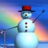 3D Snowman Holiday Theme