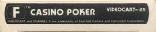 Videocart 25: Casino Poker