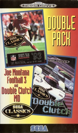 Double Pack: Joe Montana Football 3 / Double Clutch MD