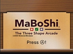 MaBoShi: The Three Shape Arcade